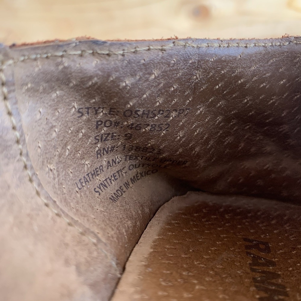 Rank 45 Loafers Women's 9 Brown Leather Western Moccasin 138823 Casual‎ Shoe - Picture 6 of 6